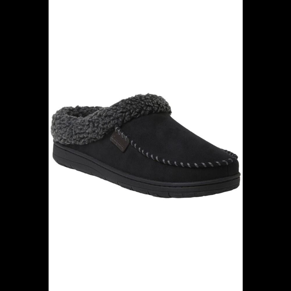 Dearfoams Men's Brendan Memory Foam Clog Black - - image 1